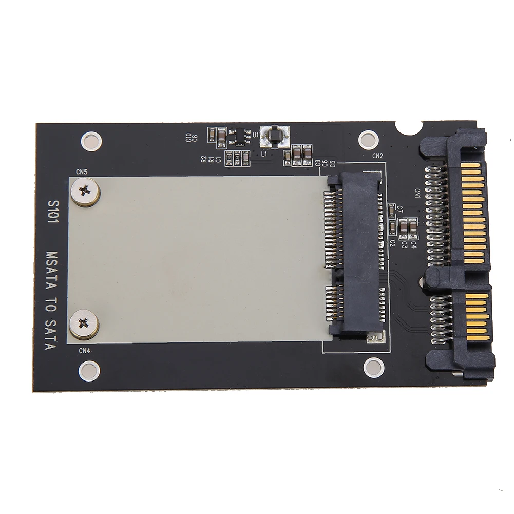 Новинка 50 мм Маленькая плата mSATA SSD до 2 5 &quotSATA диск конвертер адаптер msata для