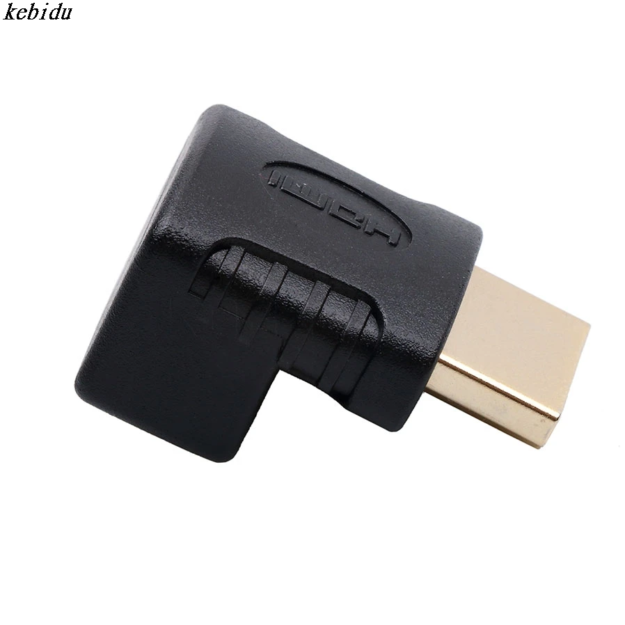 Kebidu 2017 Мужской и женский кабель адаптер конвертер угол 90 градусов для 1080P умный HDTV