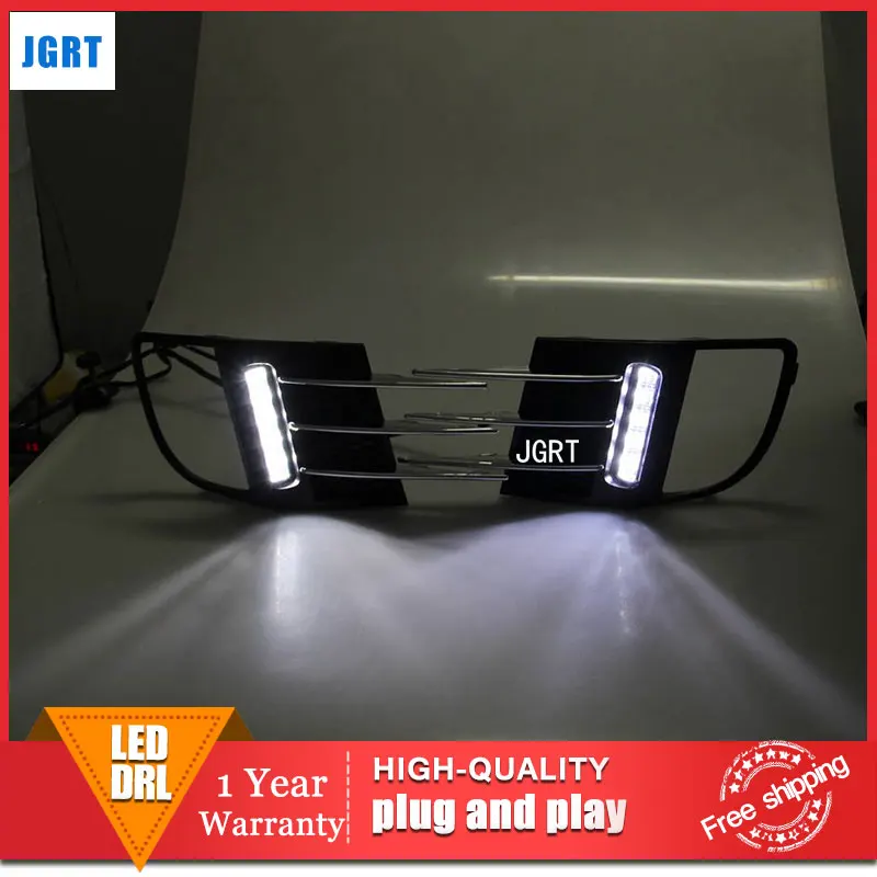 Тюнинг автомобилей 2009-2012 для VW Гольф 6 светодиодный DRL GTI Противотуманные фары