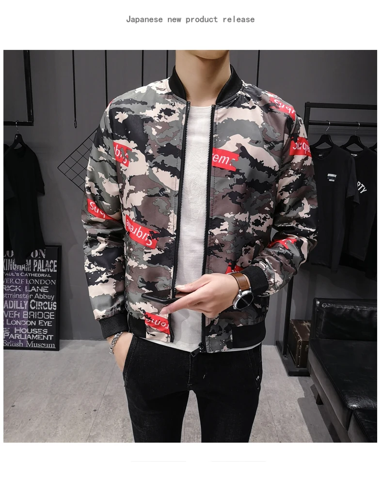 Уличная куртка Chaqueta Hombre, куртка в стиле хип-хоп, мужская приталенная куртка пилот, куртка-бомбер, мужские пальто со стоячим воротником, мужская одежда