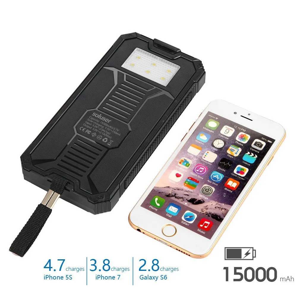 12000 мАч светодиодный внешний аккумулятор с двумя usb-портами на солнечной батарее чехол Зарядное устройство DIY комплекты Коробка для samsung S8 Xiaomi внешнее зарядное usb-устройство для аккумулятора