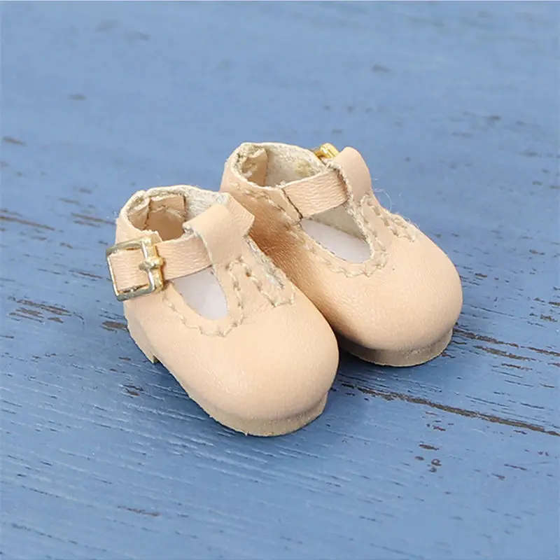 yellow Обувь для 1/12 BJD кукла OB11 кожаная обувь в 6 цветах подходит для 1/8 игрушки в подарок - Цвет: yellow