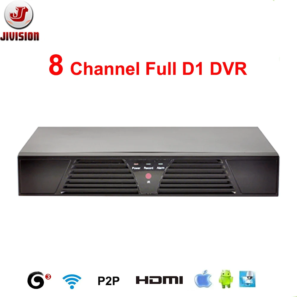 Jivision 8ch видеорегистратор Full D1 CCTV Регистраторы HDMI H.264 сети IP DVR NVR 8 каналов