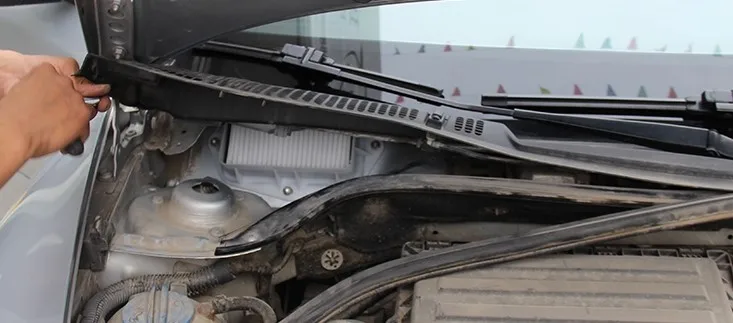 Фильтр для салона с 2 отверстиями для vw Sagitar CC Passat Magotan Golf Tiguan Touran audi Jetta, только внешний фильтр для салона# LT000-1