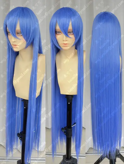 Проблемные дети идут из другого мира/Черный Кролик длинные косплей wigAAA Горячая