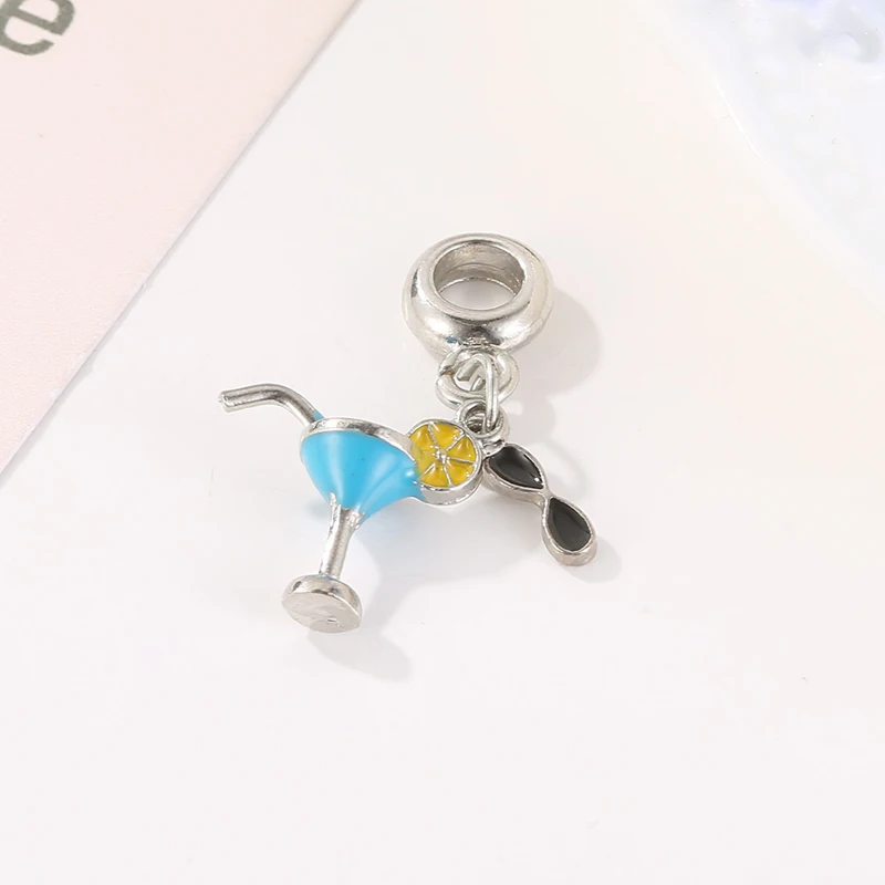 Бесплатная доставка посеребренные Подвески из бисера подходят для оригинальных