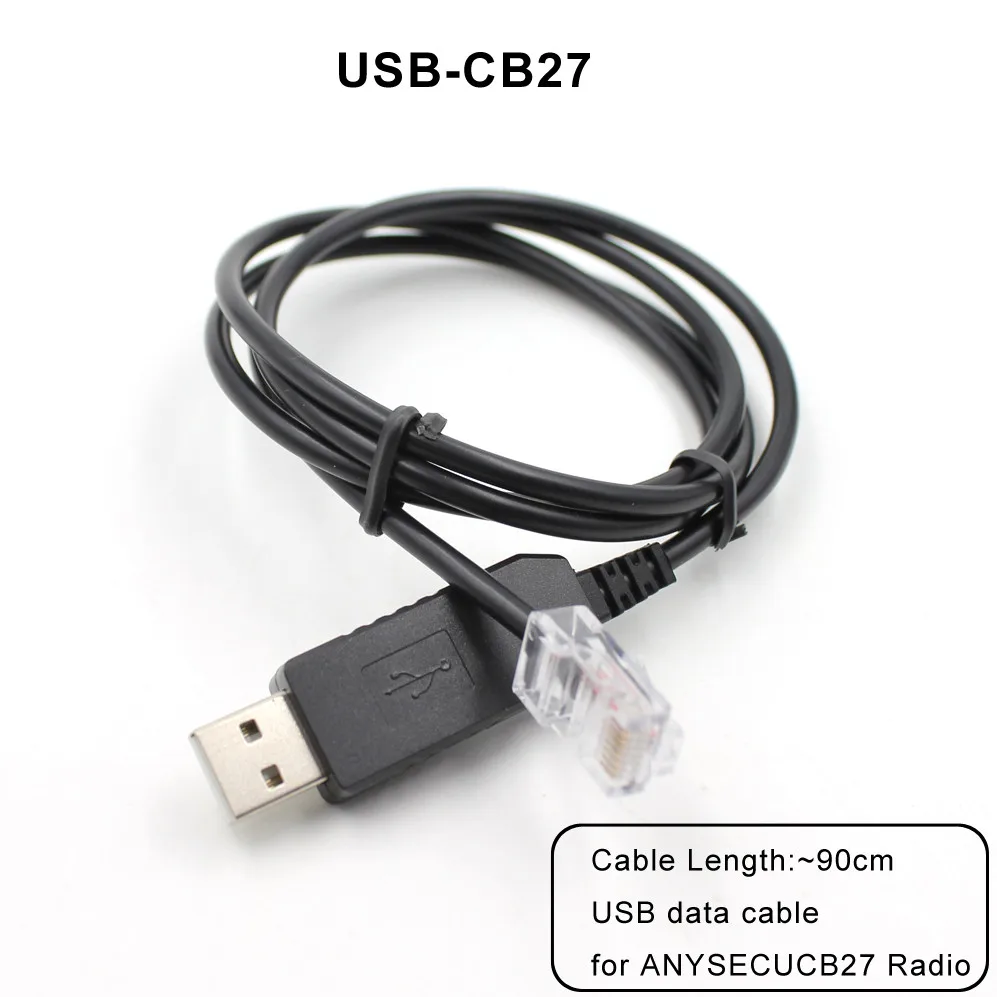 Оригинальный USB Кабель для программирования ANYSECU кабель мобильного радио 3 0 27 МГц
