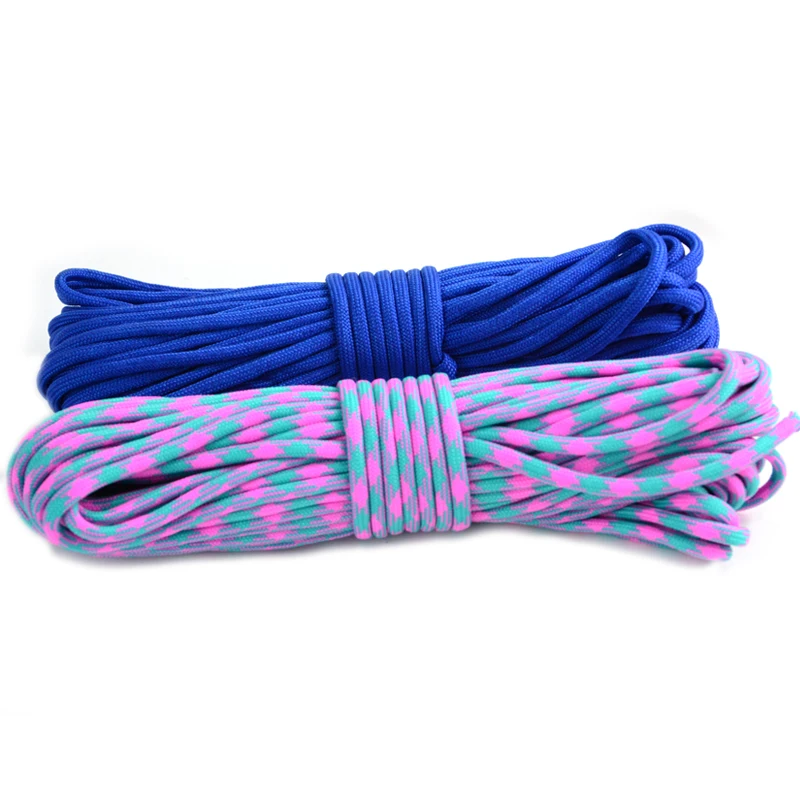 New 100ft 4mm regular 7 strand 550 paracord for camping hiking |