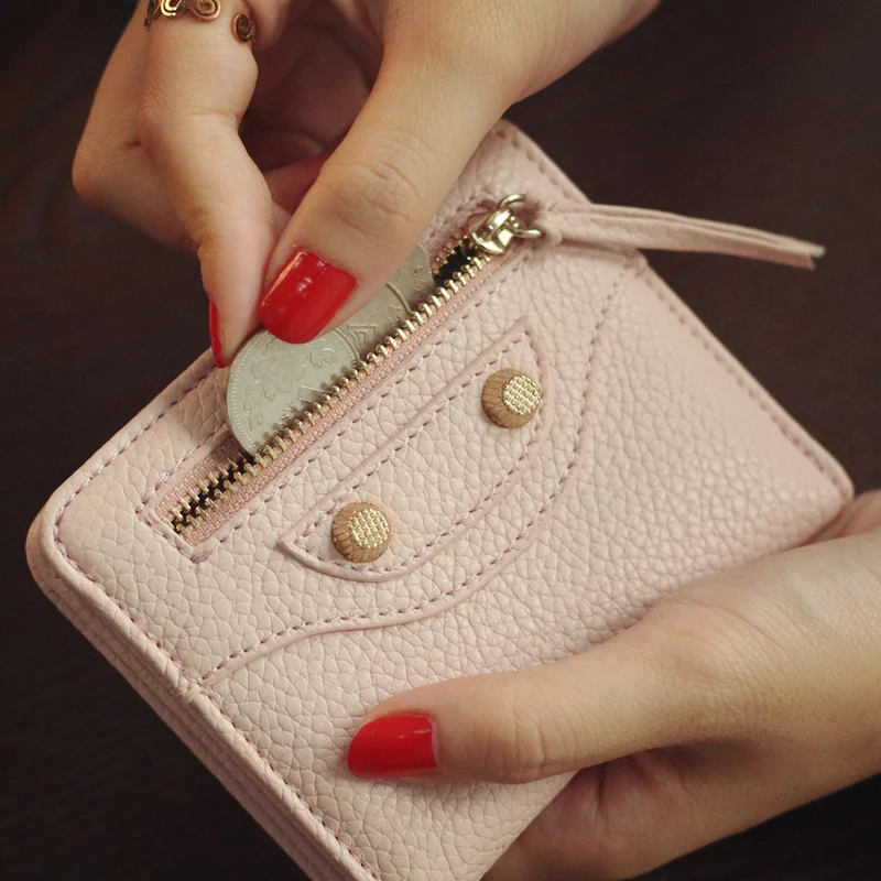 Винтажная мотоциклетная сумка на молнии с заклепками женский короткий мини