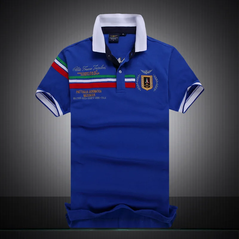 2017 Polo Рубашки Вышивка Короткими Рукавами Shirt Мужчины Camisas Тонкий Дышащий Поло