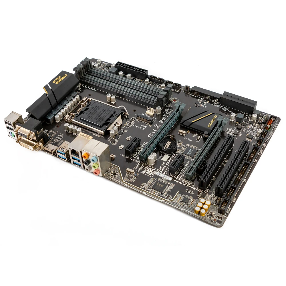 Gigabyte GA Z170 HD3 DDR3 рабочего Материнская плата LGA 1151 Core i7 i5 i3 64G SATA3 USB3.0 VGA HDMI DVI
