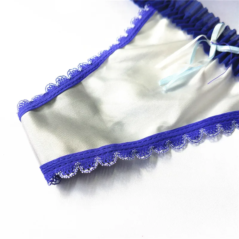 PRTYWB New Design satin panties Women underware String Thong Silk Satin Visavis Panties Sexy Lingerie butt pads santin Tanga vs |
