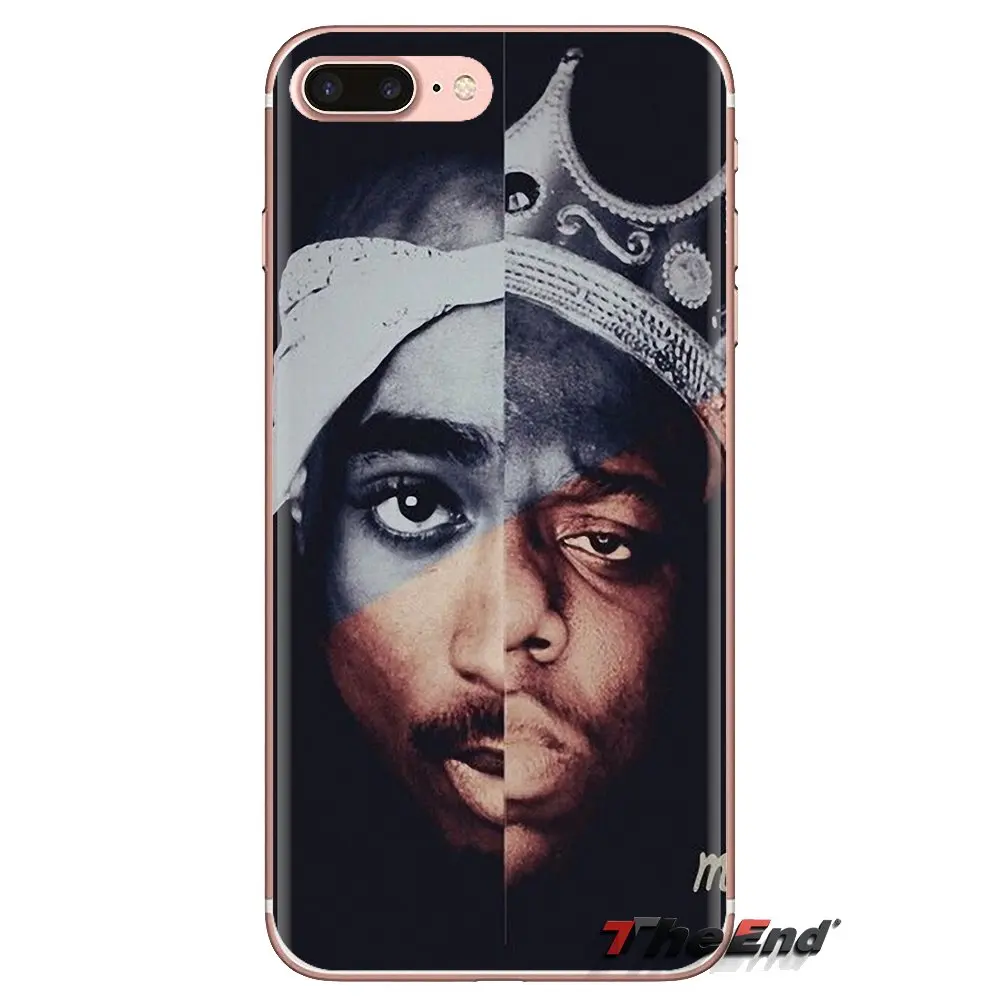 2pac Тупак и Biggie мягкие прозрачные чехлы Чехлы для Huawei Mate Honor 4C 5C 5X 6X 7 7A 7C 8 9 10 8C 8X 20 Lite