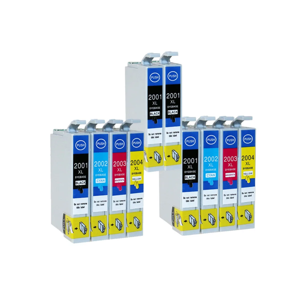 10 шт. T200XL чернильный картридж для Epson T2001 T2004 Workforce WF 2510 2520 2530 2540 Expression XP 100 200 300 310 400 410