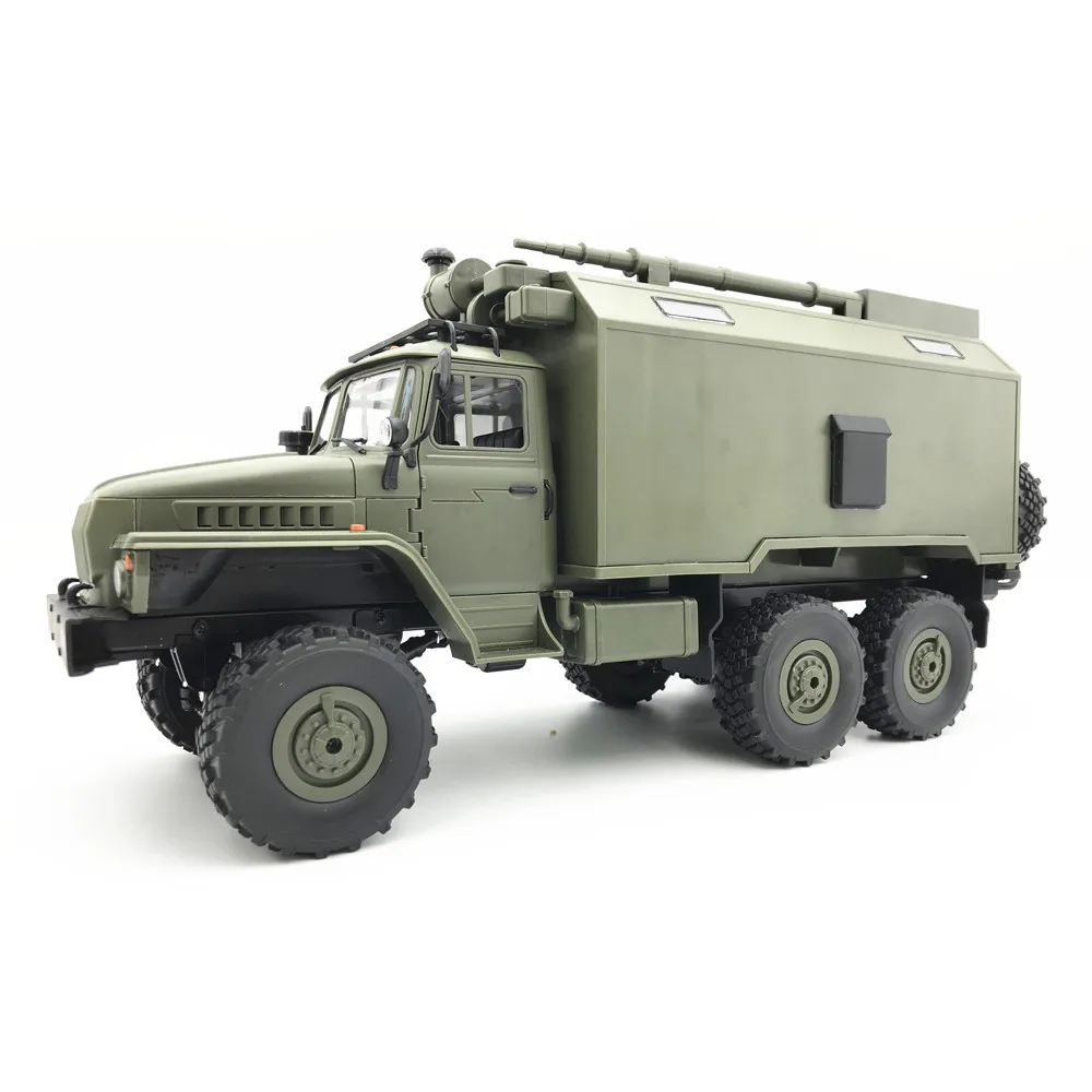 NEW WPL RC Truck B36 Ural 1/16 2.4G 6WD Remote Control Military Rock Crawler Car Hobby Toys for Boys carro eletrico #WS | Игрушки и