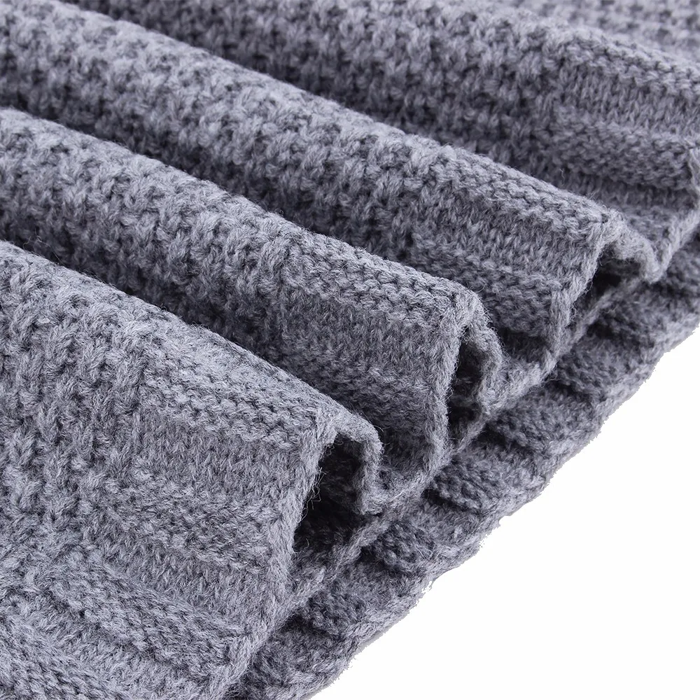 Baby Blanket Knitted Newborn Swaddle Wrap Blankets Super Soft Toddler Infant Bedding Quilt For Bed Sofa Basket Stroller | Мать и ребенок
