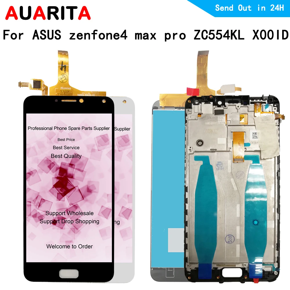 Жк дисплей без битых пикселей для ASUS zenfone 4 max pro ZC554KL X00ID сенсорная панель