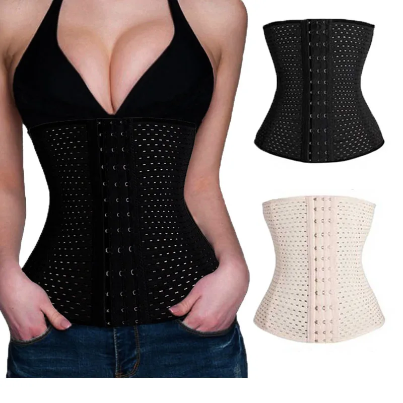 Для Женщин Латекс спортивный тренажер для талии Длинный Торс корсет уменьшения 3