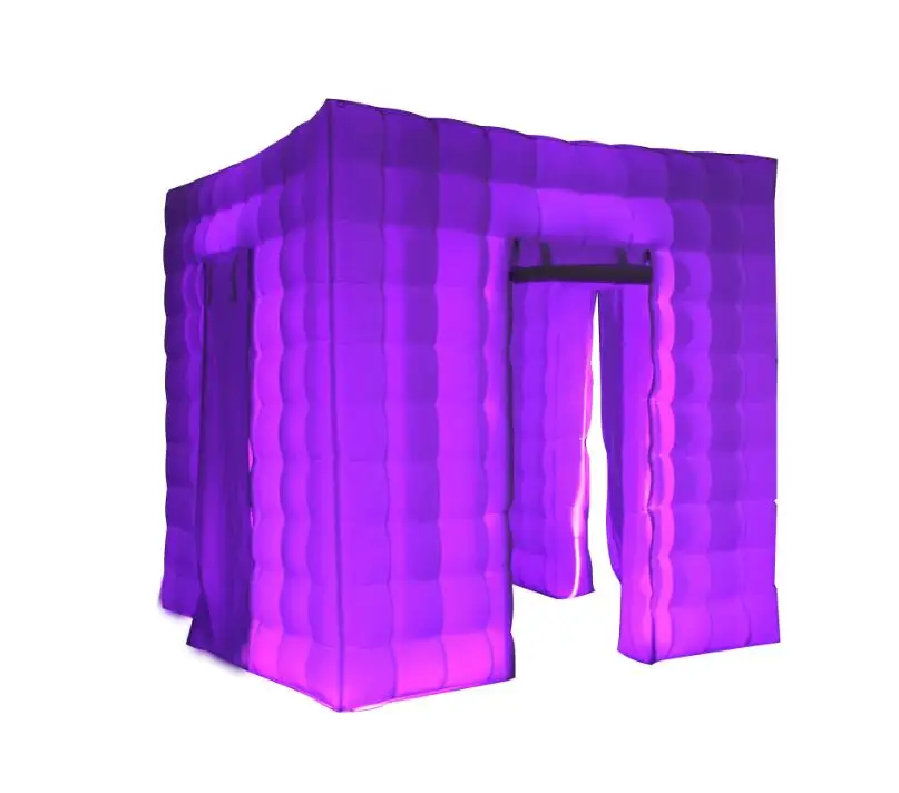 Высокое качество Свадебная вечеринка кубическая фотобудка светодиодная