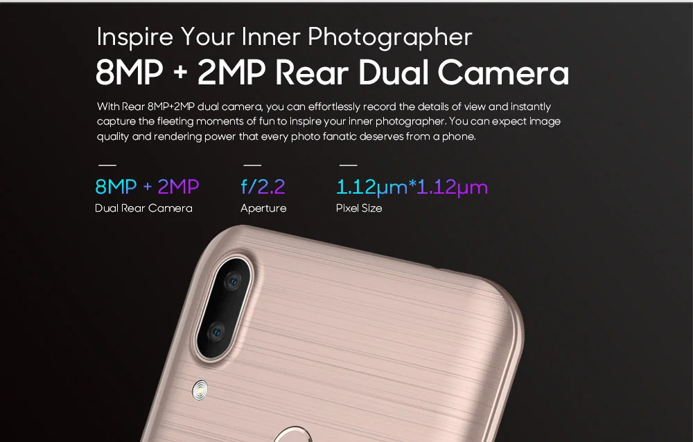 LEAGOO M11 6 18 &quotAndroid 8 1 смартфон 4000 мАч 2 Гб 16 MT6739 четырехъядерный отпечаток пальца