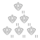 6 шт., крючок для лодки и шляпы из нержавеющей стали 316