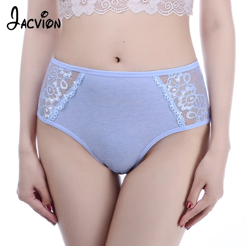 Big Size Underwear Women High Waist Cotton Panties Female Comfortable | Женская одежда