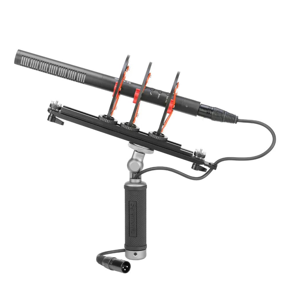 Saramonic SR-WWPS Система ветрового стекла и подвески с XLR Male Female вход s &amp 3 Shockmount для