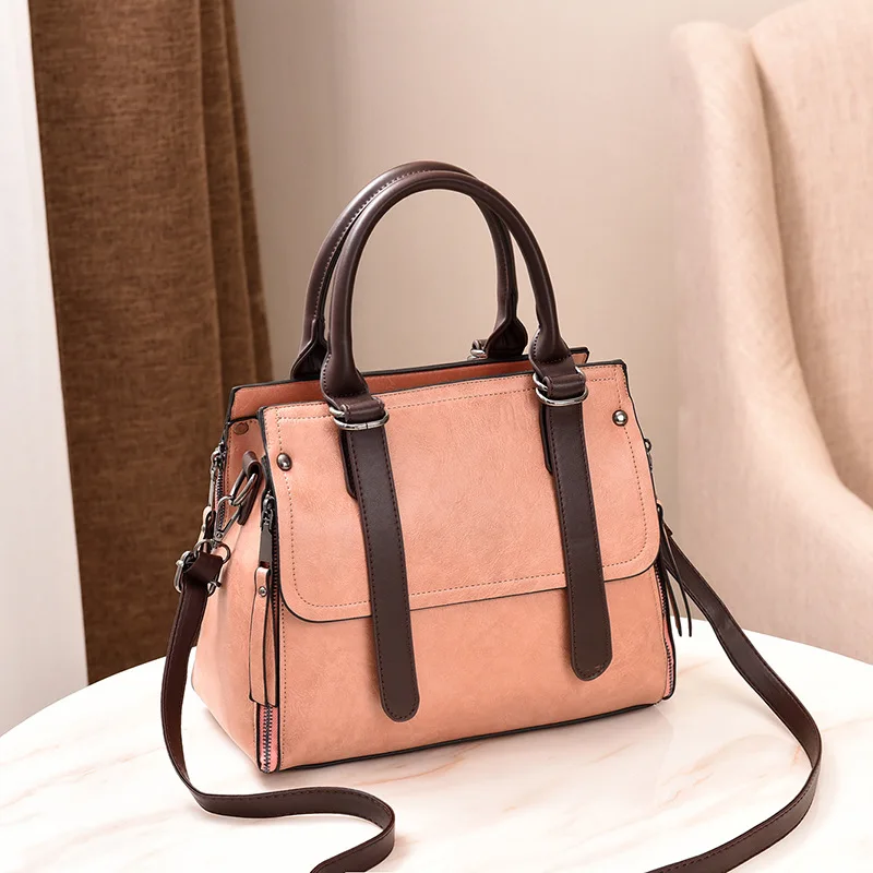 Women Bag Vintage Casual Tote Fashion Messenger Bags Shoulder student Handbag Purse Wallet Leather 2019 New | Багаж и сумки