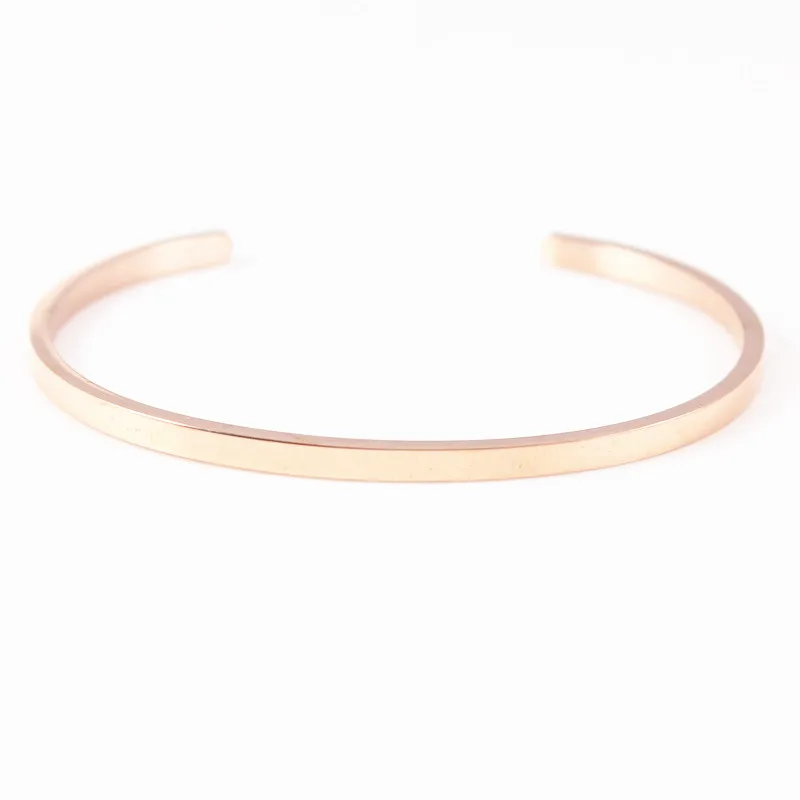 Women Bracelet Of Stainless Steel Engraved Message Bracelets Personalized Positive Inspirational Bangle Drop Shipping | Украшения и