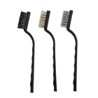 Набор стальных латунных нейлоновых щеток 3 шт.лот, чистящие полировальные щетки, проволочная щетка, инструменты для удаления ржавчины, инструменты для чистки