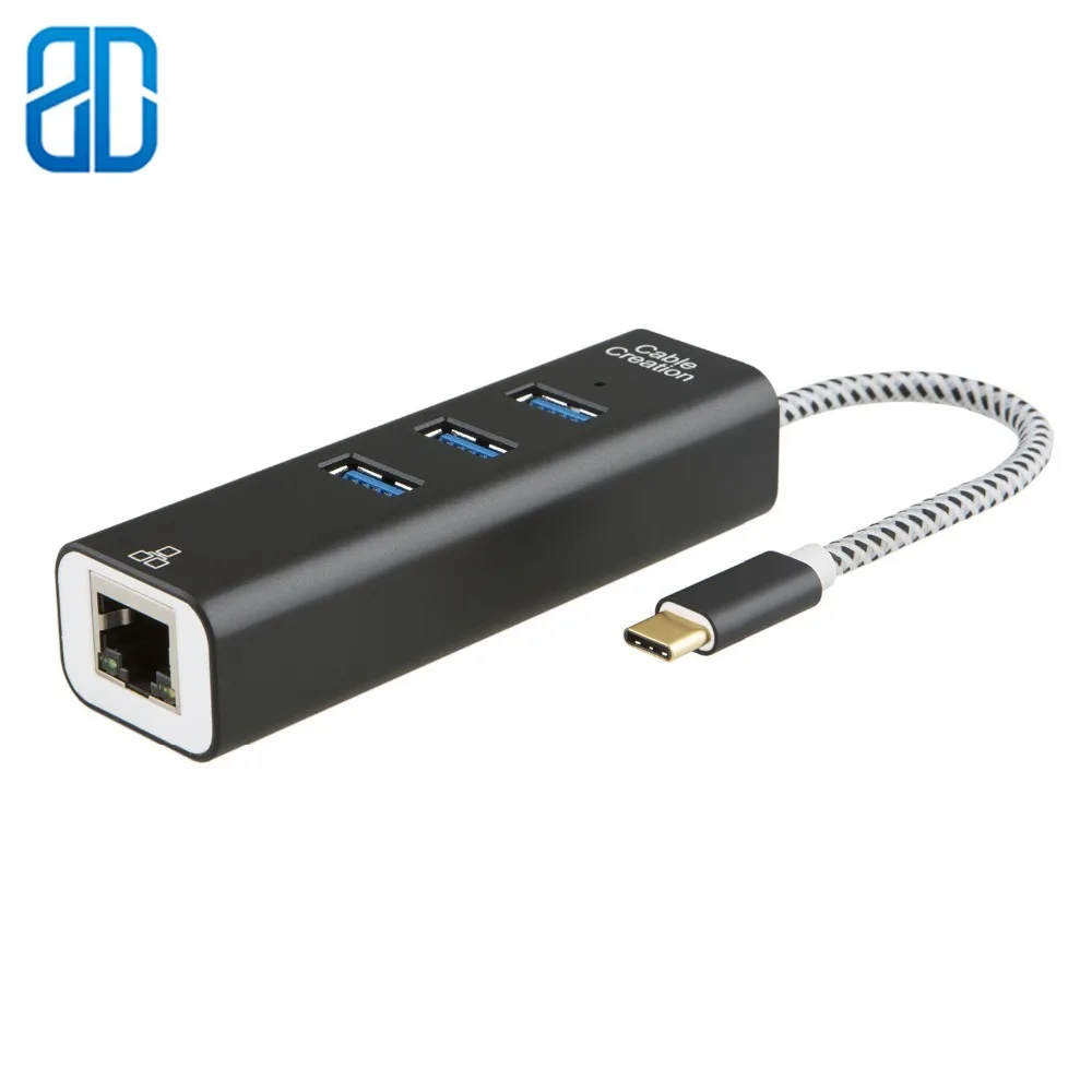 Usb концентратор типа C USB на 4 портовый 3 0 адаптер совместимый с Chromebook Pixel Samsung Мышь