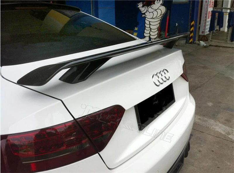 Спойлер из углеродного волокна для Audi A5 Coupe 2009 10 11 12 13 14 15 16 17 18 2019