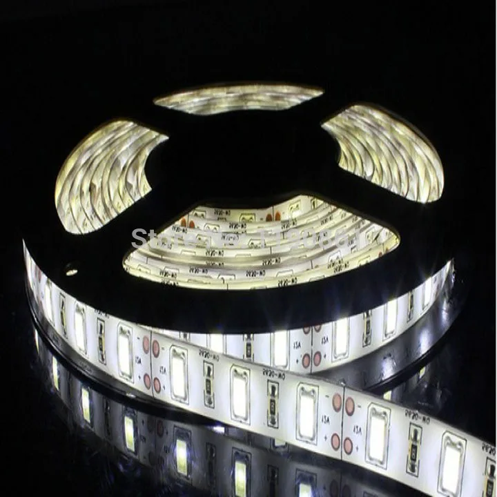 200m/lot  5m/roll 300 LED strip SMD5630 waterproof 12V LED flexible Tape 60 led/m white/warm white/R/G/B outdoor decoration
