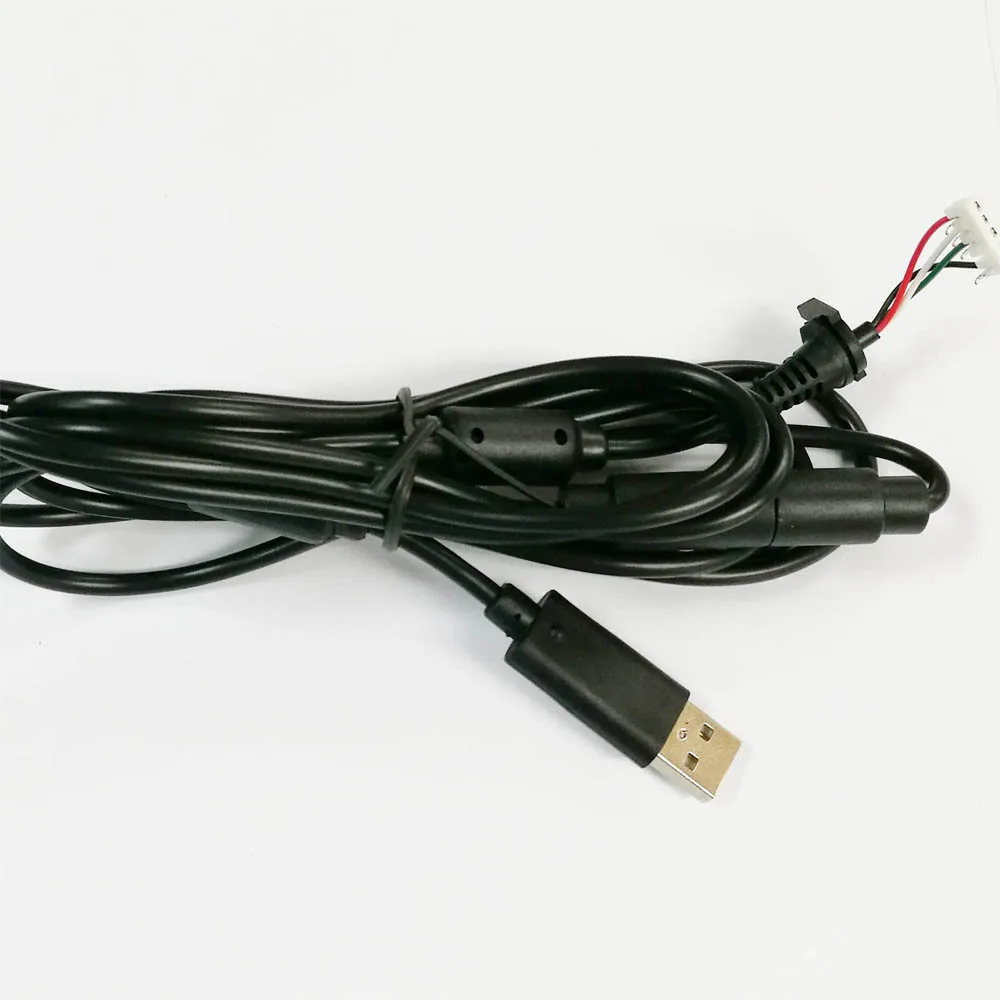 100 шт. 4 Pin проводной контроллер Интерфейс USB кабель для передачи данных отрыв XBOX 360