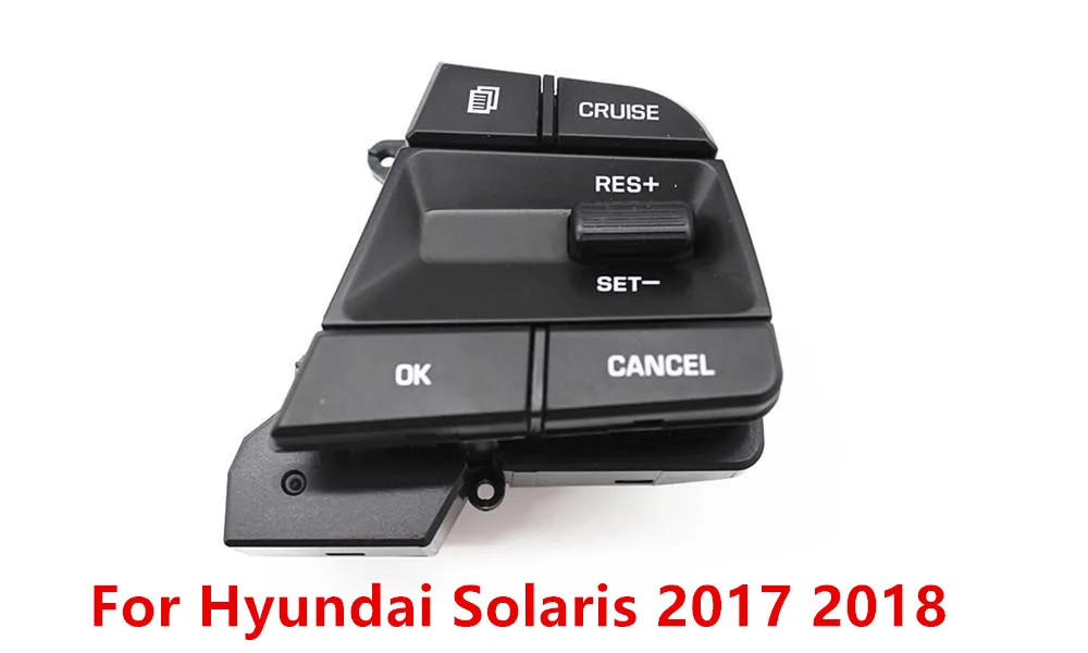 PUFEITE для Hyundai подвижный ошейник Solaris elantra1.6L круиз контроль Многофункциональное рулевое колесо переключатель автомобильные аксессуары - Цвет: 1.6