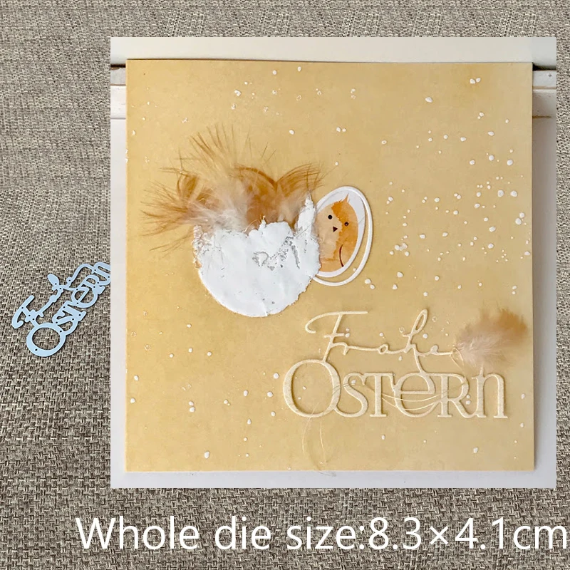 Новый дизайн ремесло металлические высекальные штампы немецкое счастливое