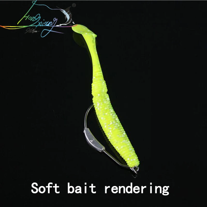 

20PCS/Lot Barbed Lead Hook 2g/2.5g/3g/5.25g Offset Fishing Hook Fish Hooks Fit for Texas Rigs Fishing Tackle