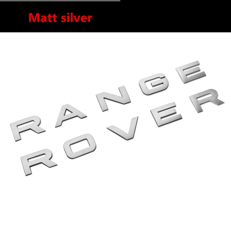 3d Range Rover хромированный матовый серебристый глянцевый черный капюшон передний