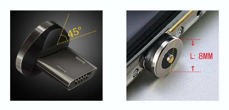 Remax Магнитный кабель micro usb с светодиодный светильник для samsung S7 xiaomi redmi 1.5A зарядки Android кабели для мобильных телефонов шнур