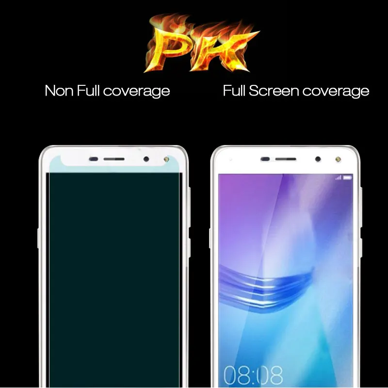Для huawei Y5 защита экрана полное покрытие анти-взрыв закаленное стекло для huawei Y5 MYA-L22 защитная пленка 5,2"