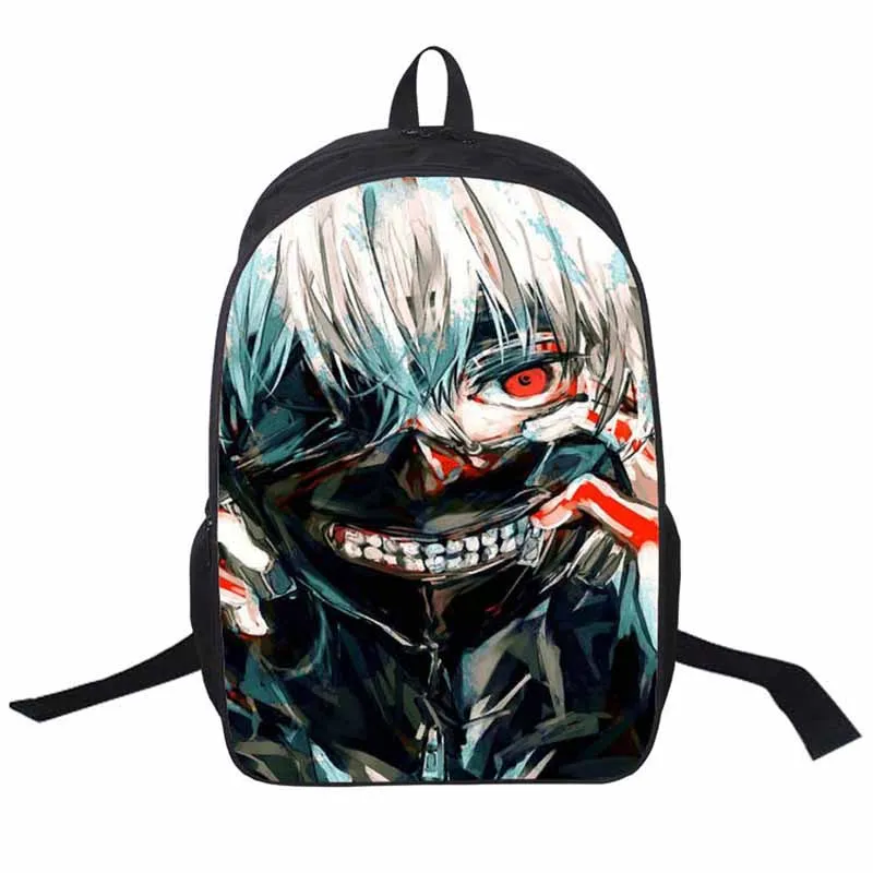 Рюкзак для мужчин и женщин с аниме Tokyo Ghoul дорожный рюкзак крутая школьная сумка