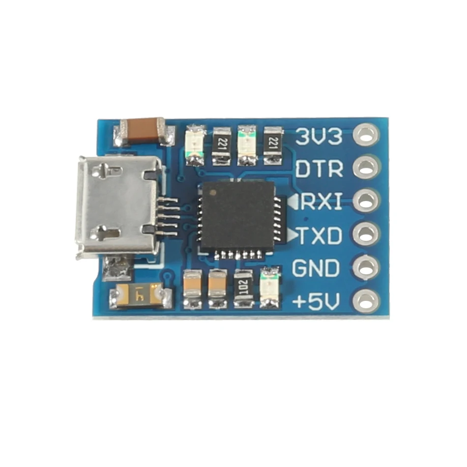 Aokin CP2102 MICRO USB для UART TTL модуль 6Pin последовательный преобразователь STC Замена FT232