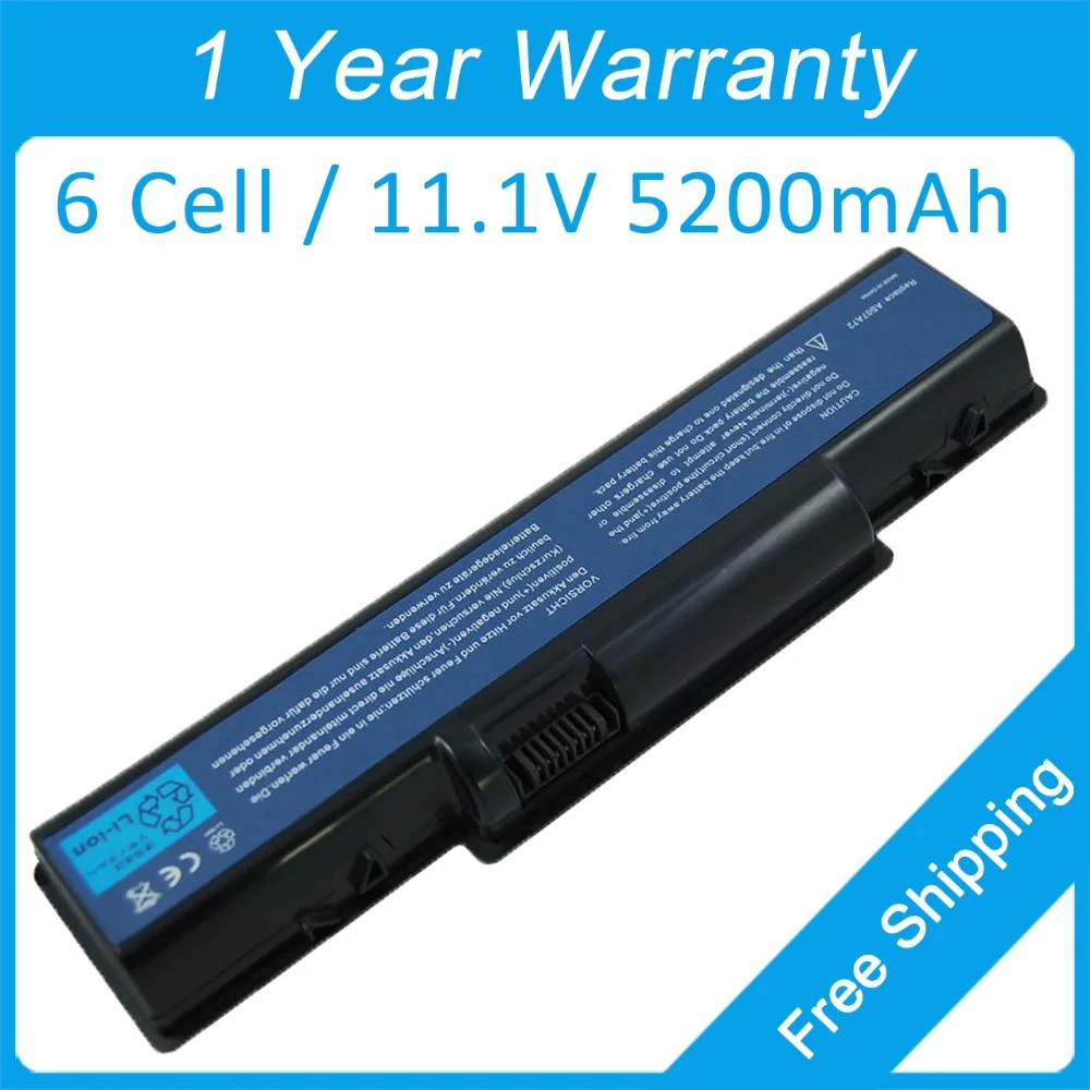Новый 6 элементный Аккумулятор для ноутбука AS07A71 AS07A72 acer Aspire 5335 5542 5541 5235 5332 5241 5738 2930G
