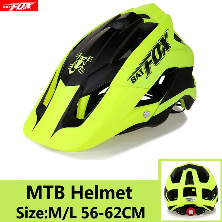 J-659-Green KINGBIKE велосипедный шлем со съемным козырьком Casco Ciclismo матовый черный велосипедный дорожный горный MTB шлем Мужской Женский шлем - Цвет: J-659-Green