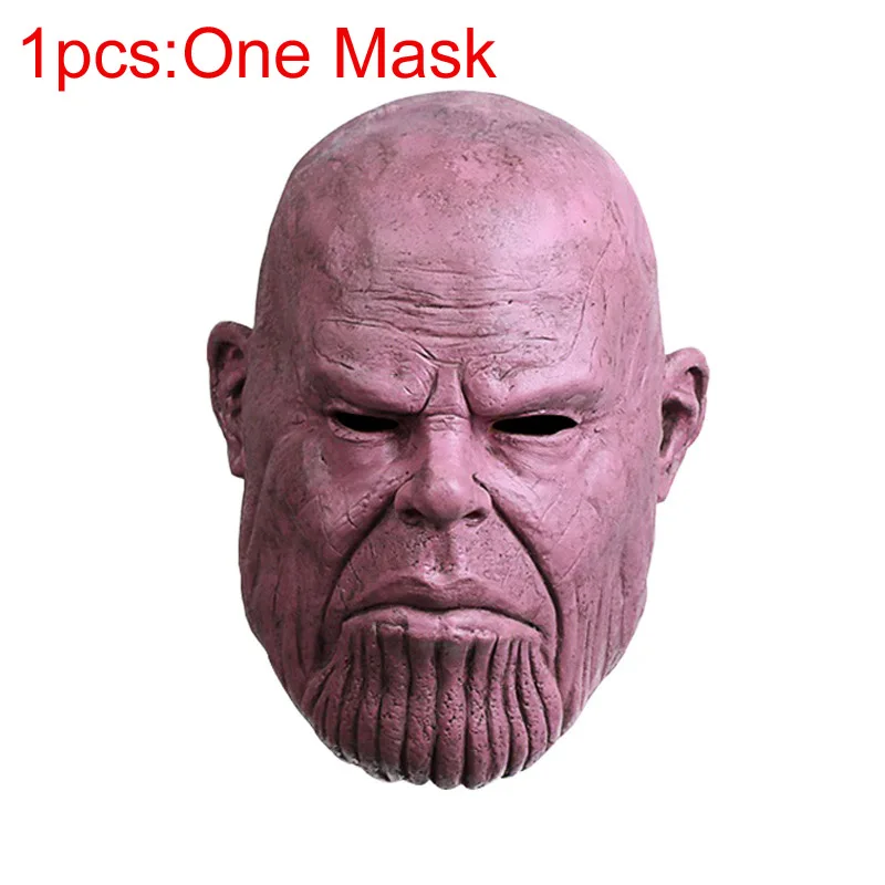 One Mask Мстители 4 Endgame танос Железный человек Халк Бесконечность рукавицы косплей перчатки Аксессуары Реквизит светящийся Железный человек Бесконечность рукавицы - Цвет: One Mask