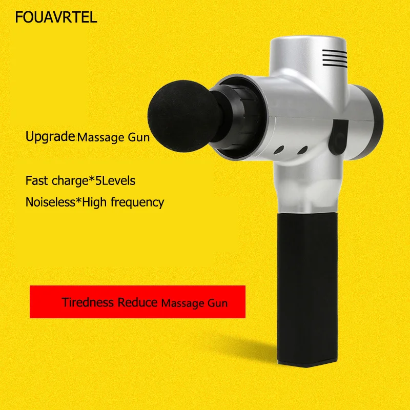 FOUAVRTEL 2019 электронный глубокий массаж тела пистолет Расслабление Электронный