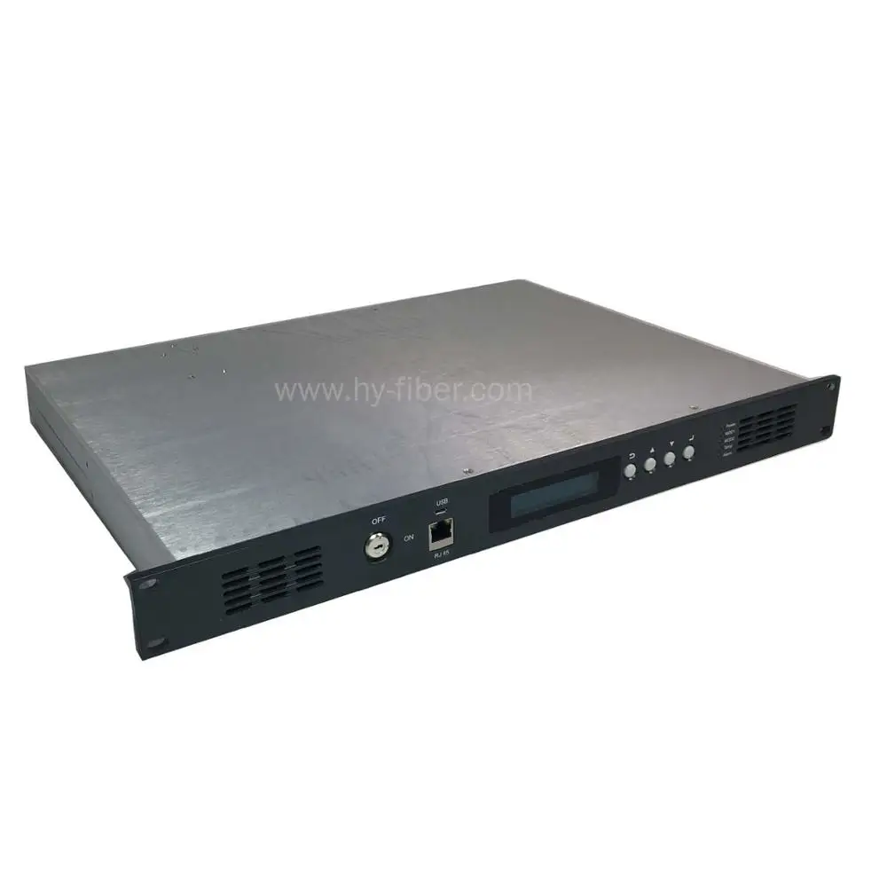 4 сторонний оптический усилитель CATV 220 нм EDFA 16 дБм с оптоволоконным портом WDM SC/APC