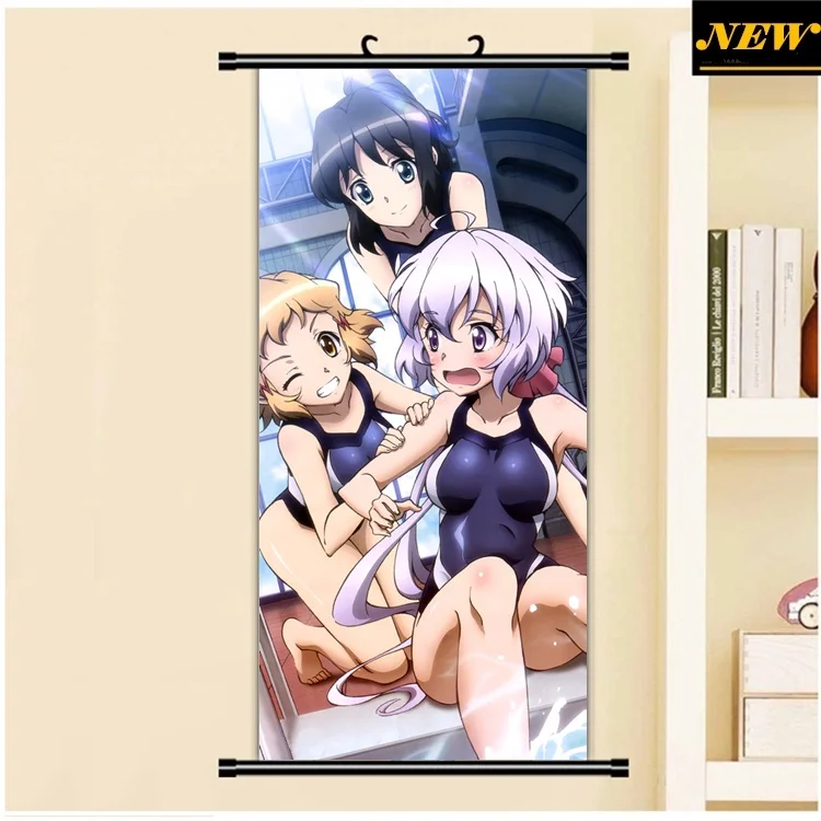 45x95 см senki Zesshou очень Symphogear Хибики Tsubasa Крис арт мультфильм аниме стены картину