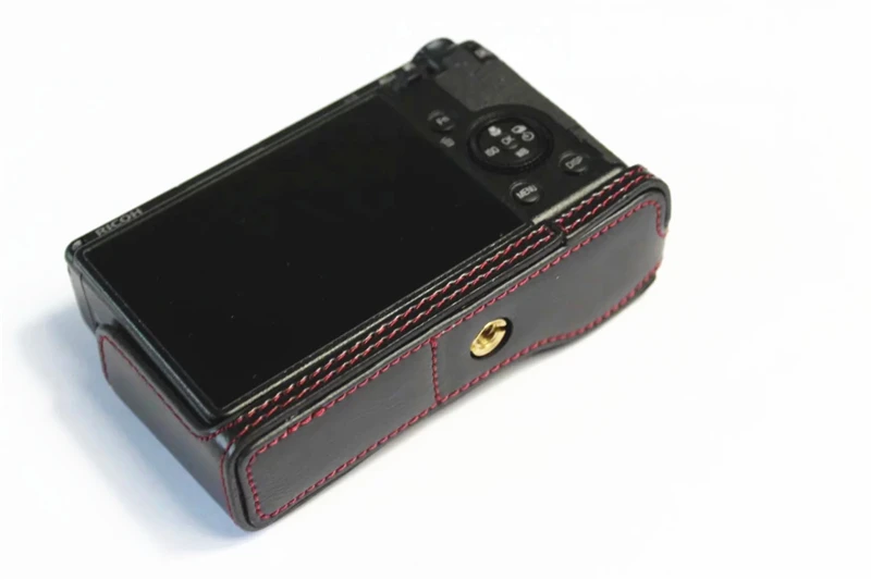 Чехол из искусственной кожи Половина корпуса чехол camere сумка для Ricoh GRIII GR3 GR 3 с