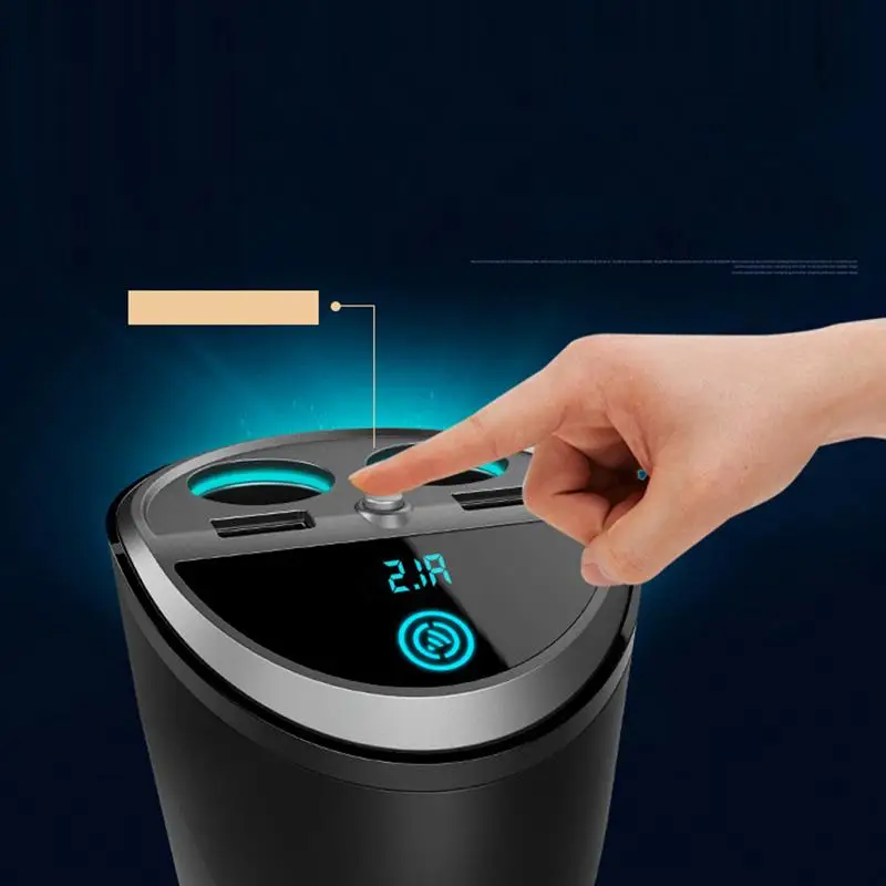 Универсальный 12-В 24 В Авто прикуриватель Dual USB переходник для зарядного